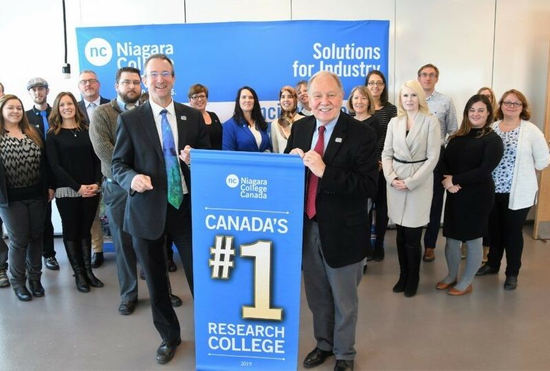 Niagara College ranked as No. 1 research college in Canada