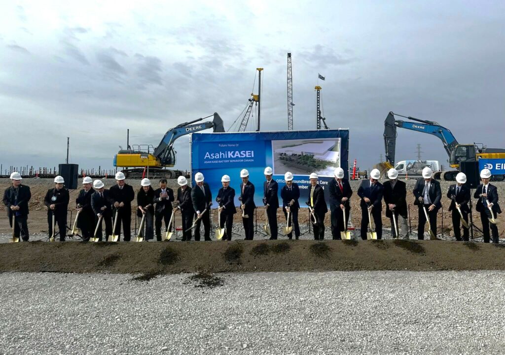 Asahi Kasei Breaks Ground on Electric Vehicle Battery Separator Plant in Port Colborne